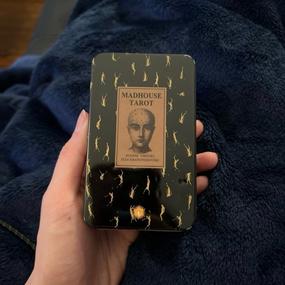 New Madhouse Tarot Card Set Metal Box + Guide